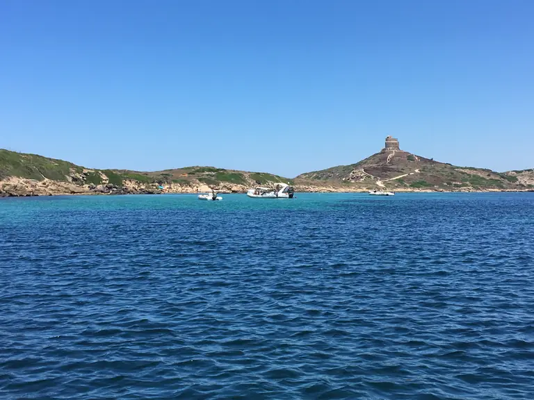 Promontorio sul mare nella Penisola del Sinis