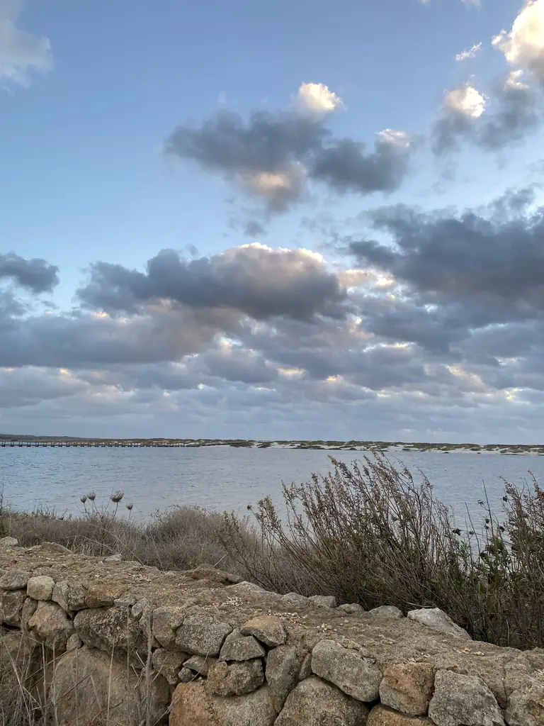Zona umida e cielo del Sinis