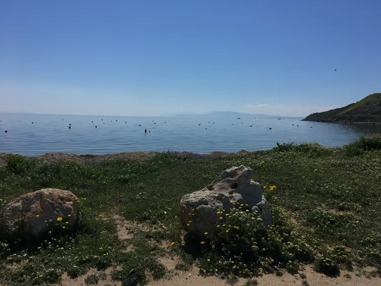 Costa e mare aperto nel Sinis